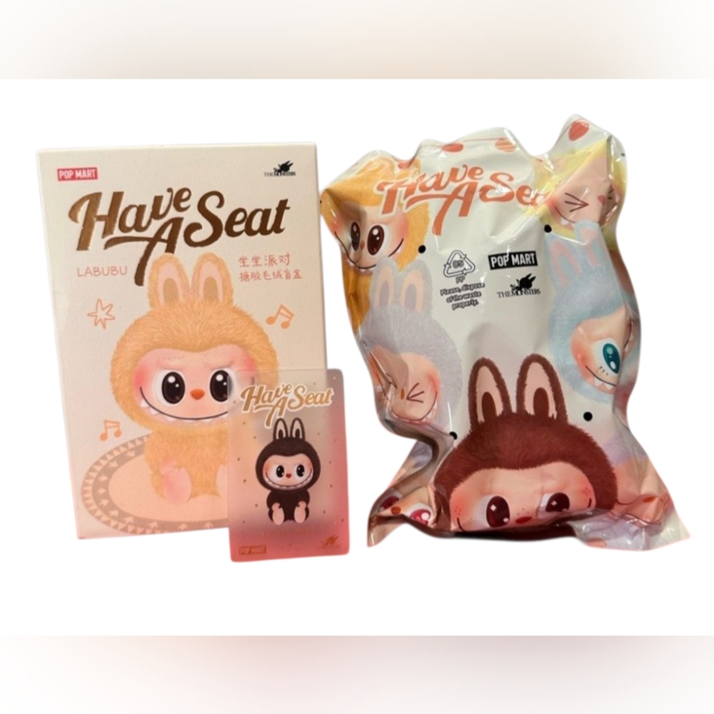 Secret “DUODUO”s Labubu Plush HAVE A SEAT series 💯 Authentic